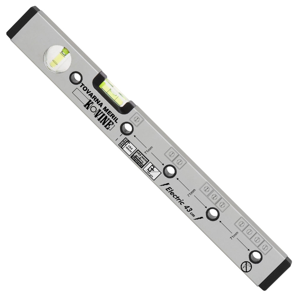 TOVARNA MERIL KOVINE LIBELA ZA ELEKTRIČARJE ALU 43 cm
