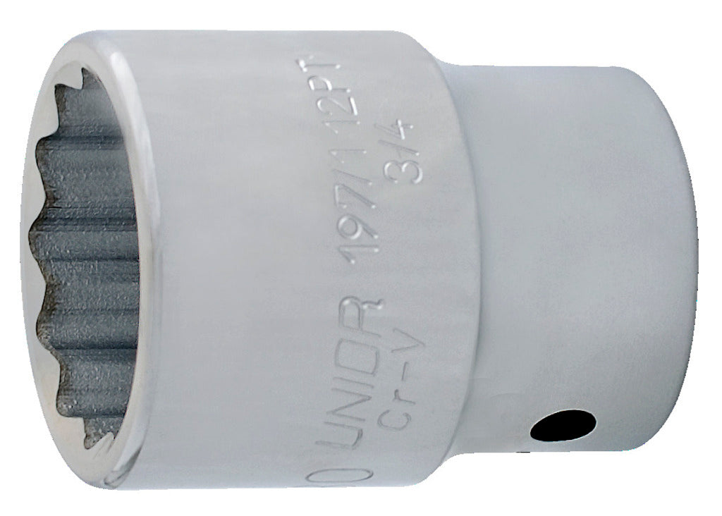 UNIOR KLJUČ NASADNI 3/4" 12 KOTNI Art.197/1 12p 22 mm (618666)