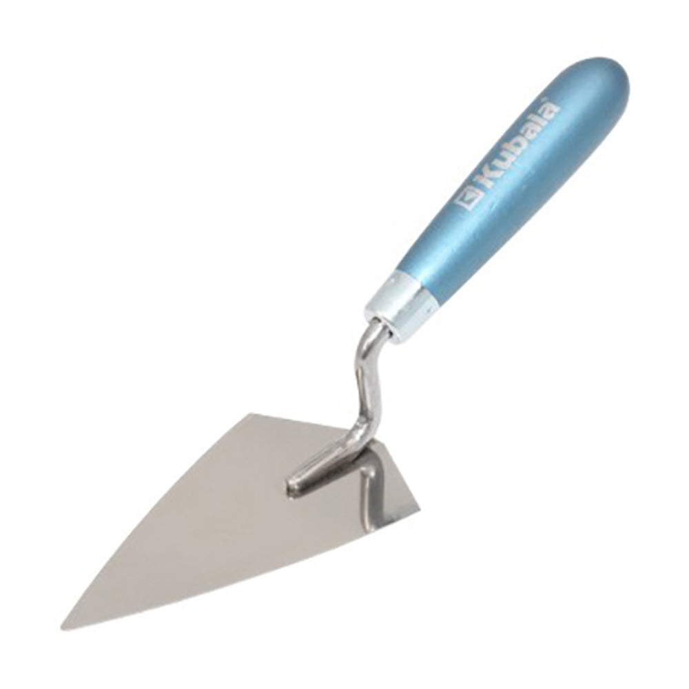KUBALA LOPATICA ZA MAVČENJE KONIČASTA Lesen lakiran ročaj, raven vrat, inox. 80x140mm