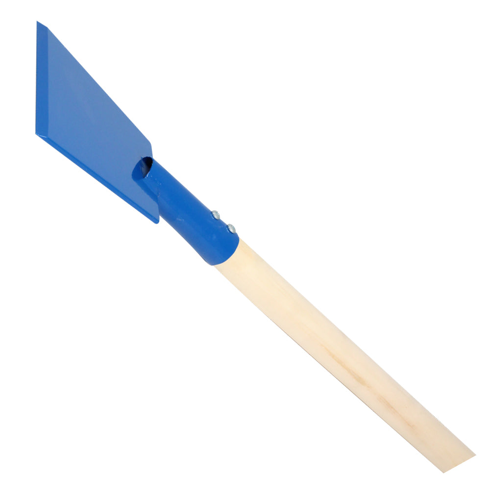 KUBALA STRGALO ZA TLA Z lesenim ročajem. 180x140mm/ dolžina 1050mm