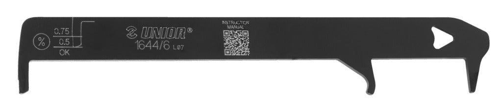 UNIOR KONTROLNIK OBRABLJENOSTI VERIGE Art.1644/9 178 mm (629344)