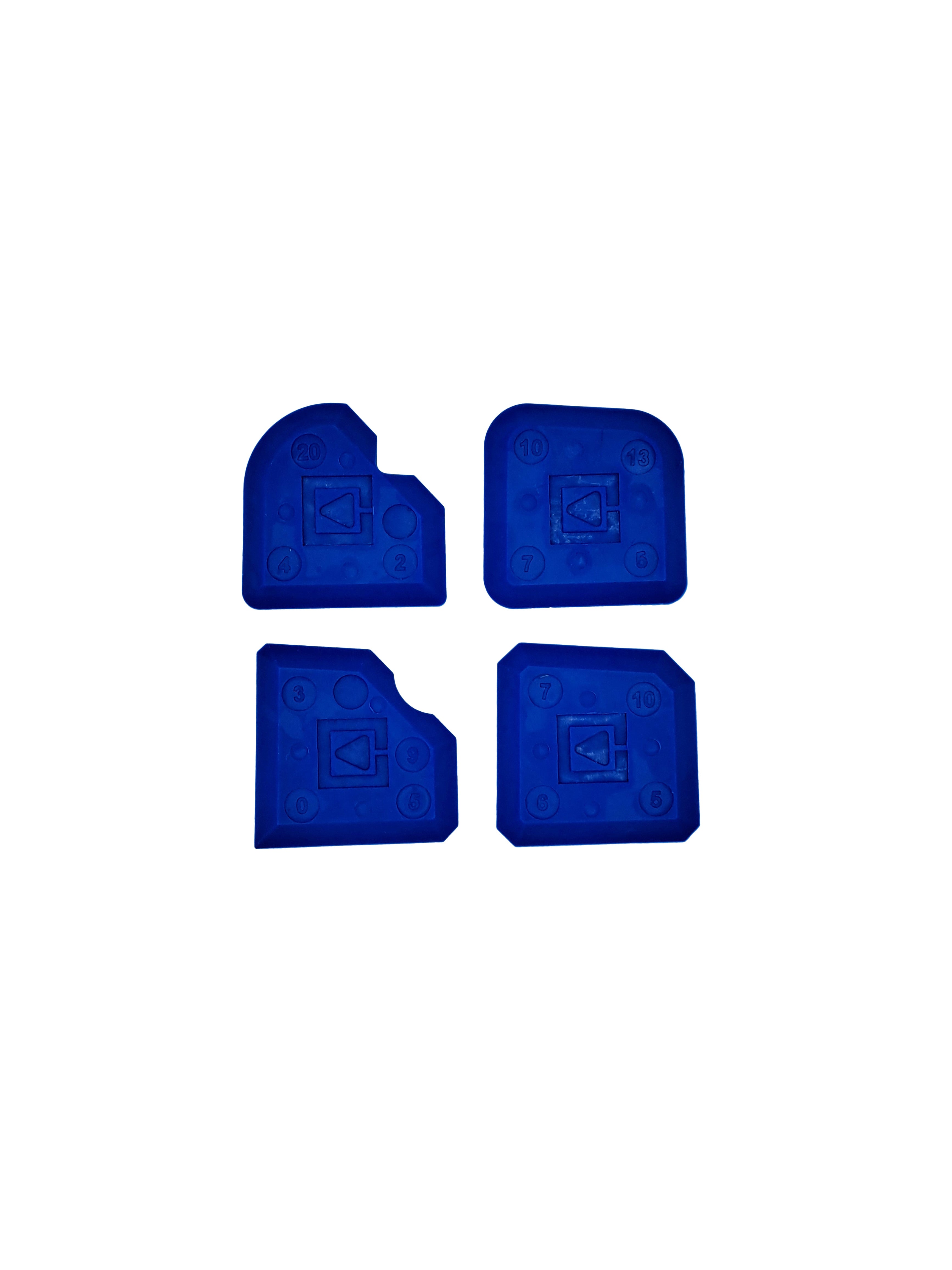 KUBALA LOPATICE FUGIRNE Za silikon. 4-delni set/45x45mm