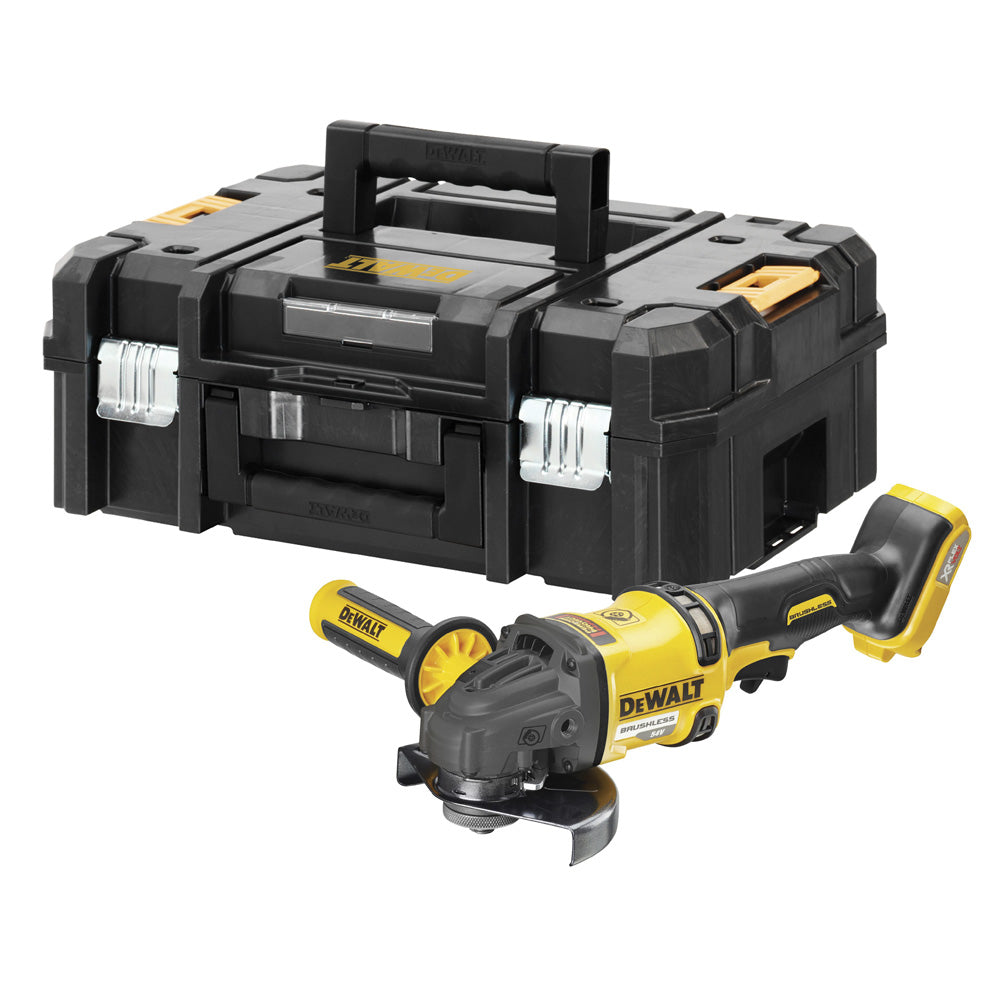 Dewalt Brusilnik Kotni Akumulatorski DCG418NT 54V XR TSTAK Kovček
