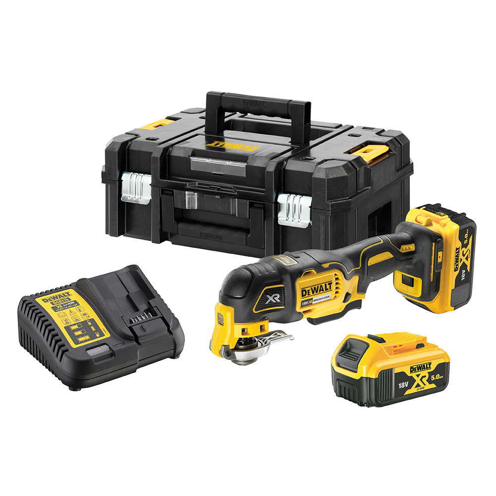 DEWALT MULTIFUNKCIJSKO ORODJE AKUMULATORSKO DEWALT DCS356P2 18 V, z bat. in pol. 0-20000 osc/min, 300 W, 2x5 Ah (DCS356P2)