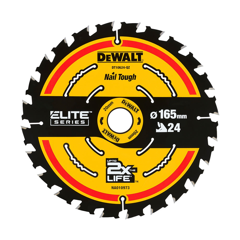 DEWALT LIST ZA KROŽNO ŽAGO DEWALT DT10624 ELITE. 165x20mm/24 zob (DT10624)
