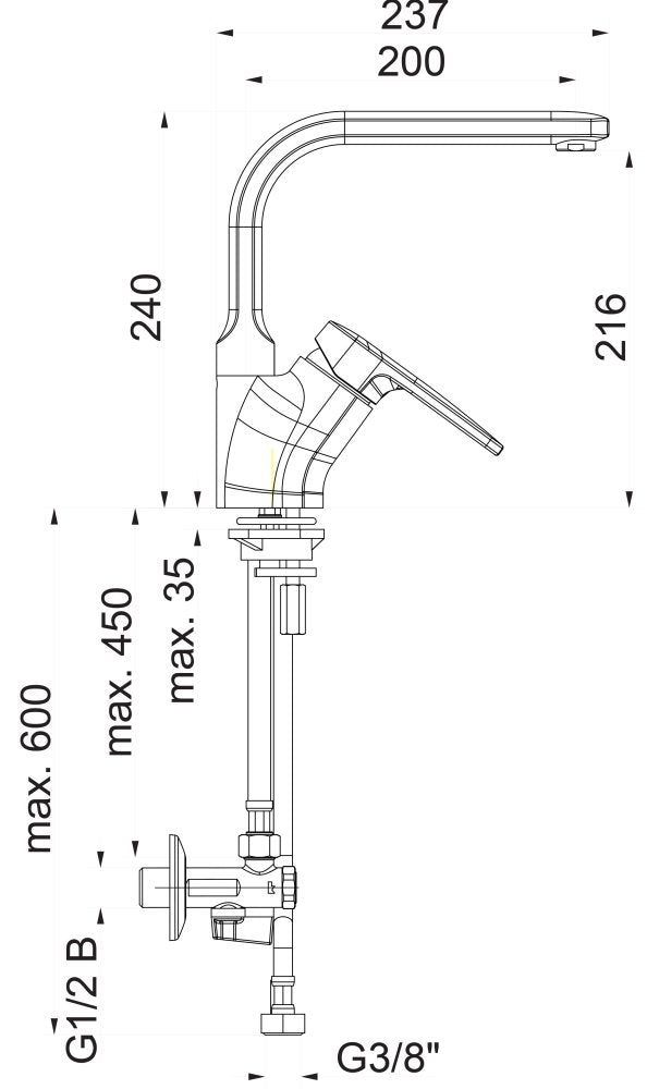 PIPA UNITAS 01171 INFINITY KUHINJSKA 3 CEVI