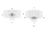 Airsal Cilinder Tomos A55 65cc, 44 mm, z glavo (10312SET)
