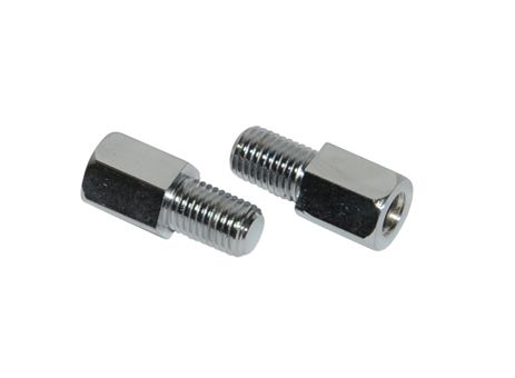 Adapterset ogledal M8 na M10, kromiran, 2 kosa (121533)