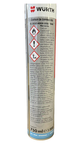 Čistilo za Zavore XXL Würth 750ml