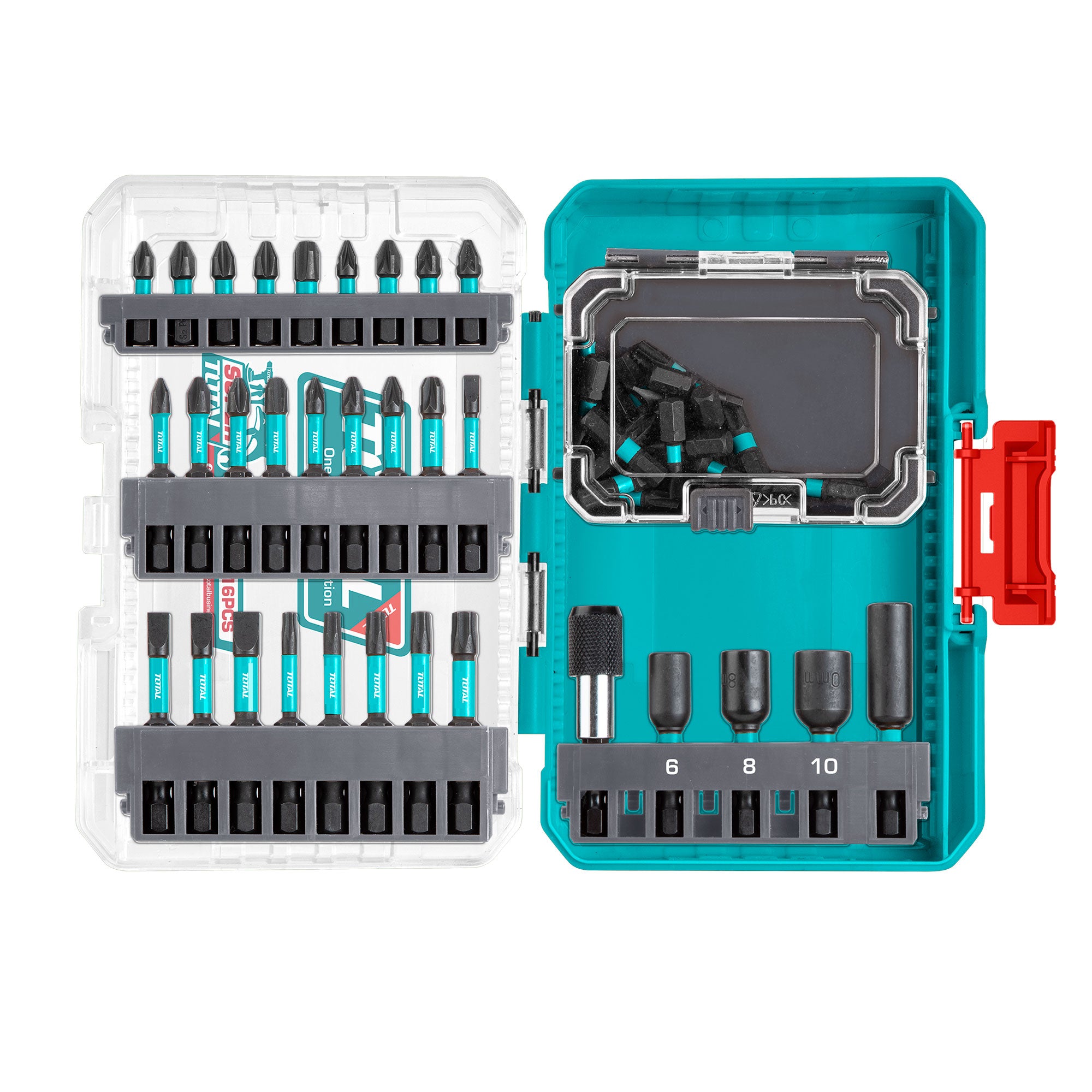 51-delni set udarnih izvijačev / INDUSTRIAL (TACSDL25106) TOTAL