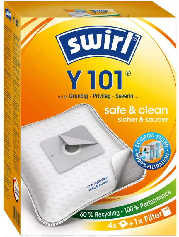 Swirl vrečke za sesalec Y101