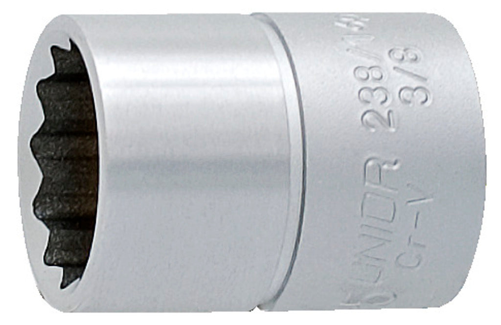 UNIOR KLJUČ NASADNI 3/8" 12 KOTNI Art.238/1 12p 1/2" (616927)