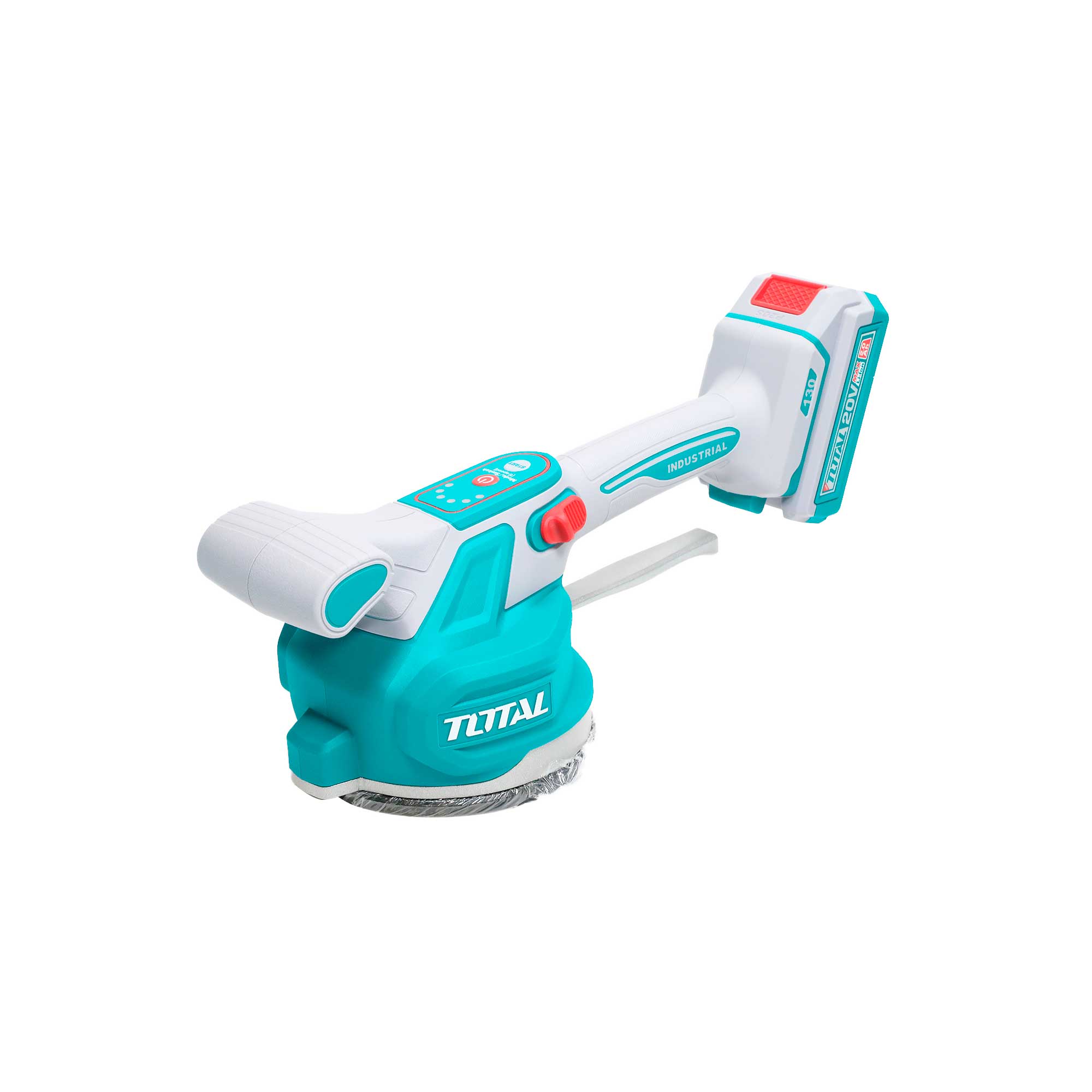 Akumulatorski vibrator za ploščice 60kg / 130mm / 10000rpm /20V/2.0Ah-7.5Ah/P20S (Brez baterije) / INDUSTRAIAL (TTVLI2001) TOTAL