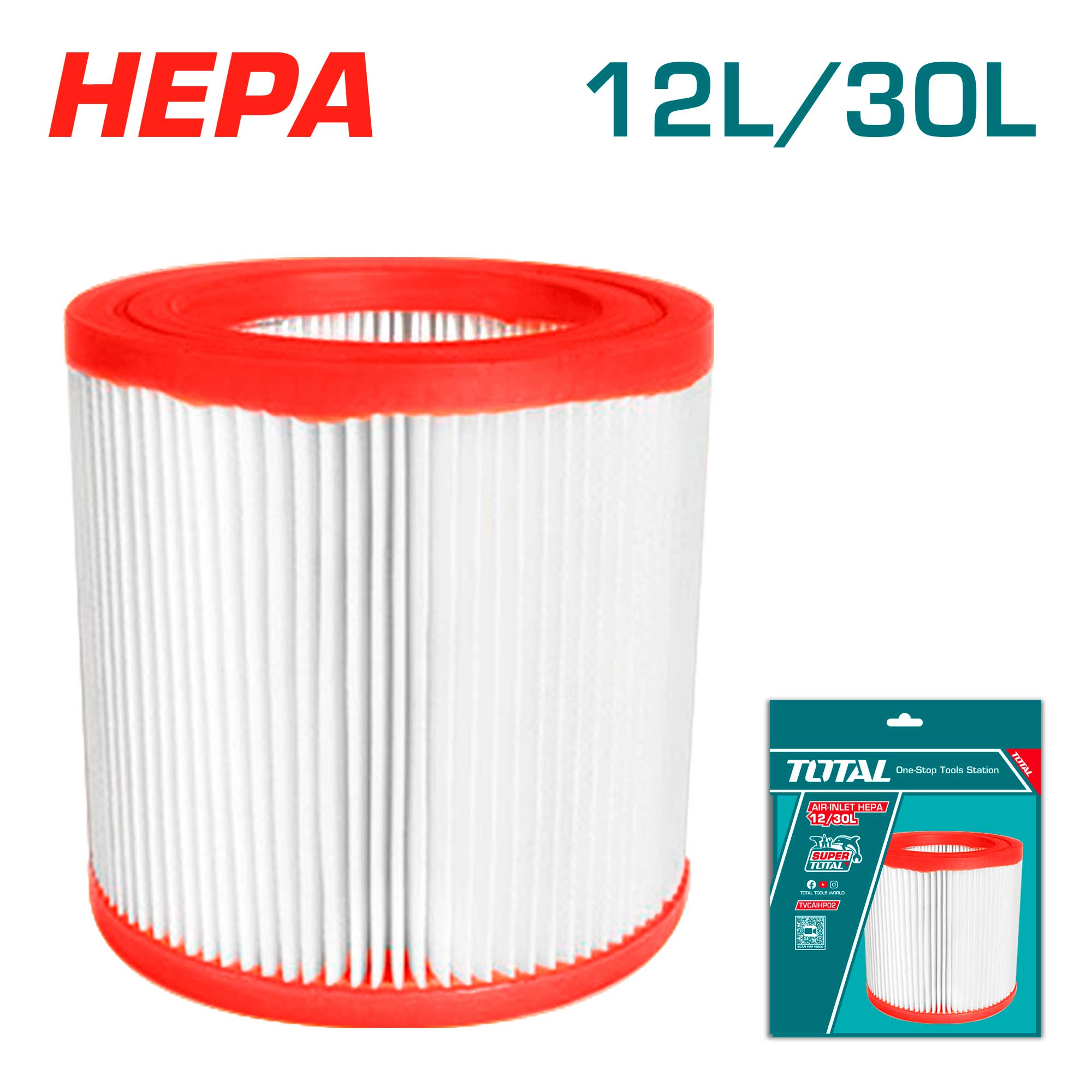 HEPA filter 12L/30L / F8 / 95% (TVCAIHP02) TOTAL