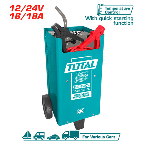 Polnilec akumulatorjev 12/24V 16/18A / INDUSTRIAL (TBC2201) TOTAL