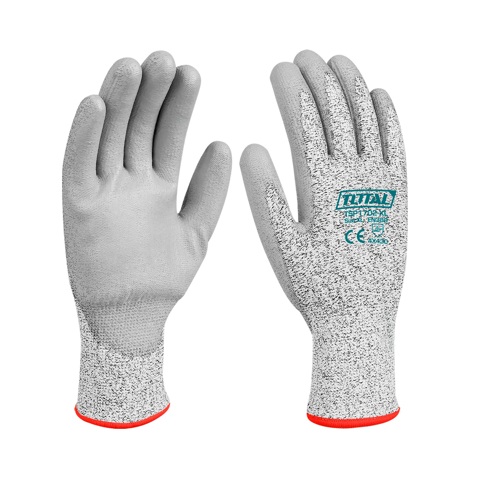 Rokavice proti urezninam 1702 / Raven 5 / 4X43C/ INDUSTRIAL (TSP1702-XL)