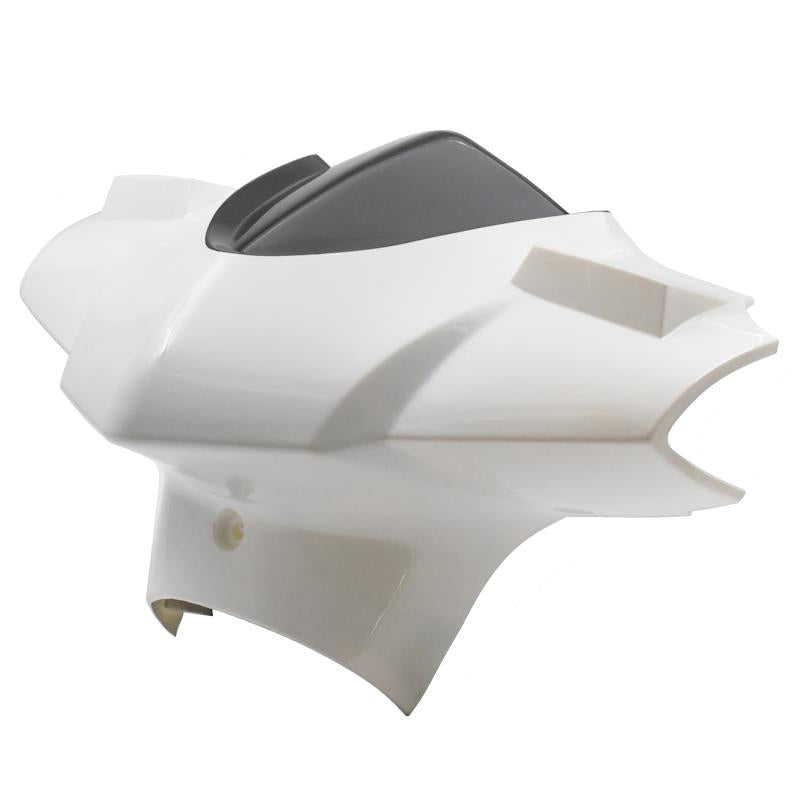 Plastika krmila sprednja - bela - Longjia Firefox - skuter