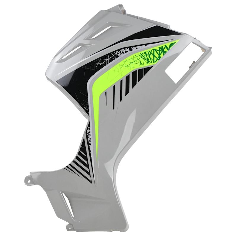 Spodnji del maske desni - siv - Longjia Pista - skuter