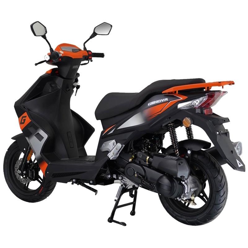 SKUTER VIPARD GENOVA 45 km/h - ČRN/ORANŽEN