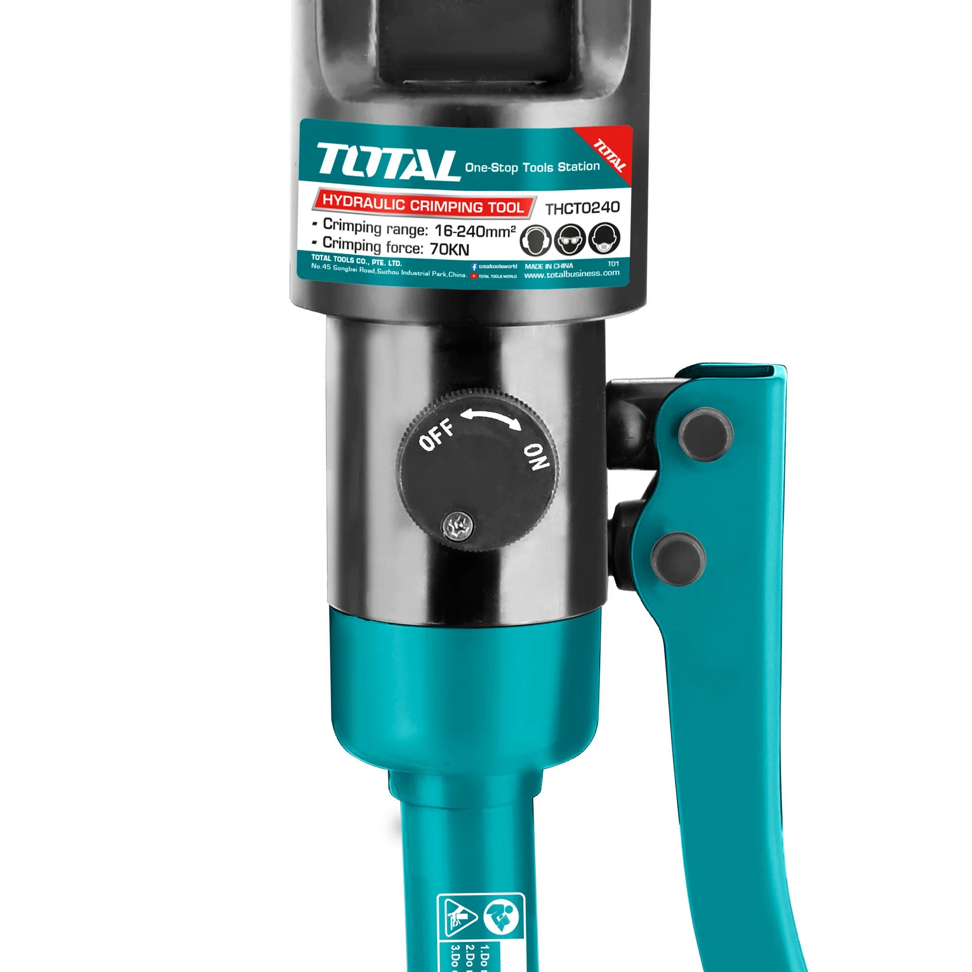 Hidravlične krimp klešče za stiskanje Cu16-240mm /70KN (THCT0240) TOTAL