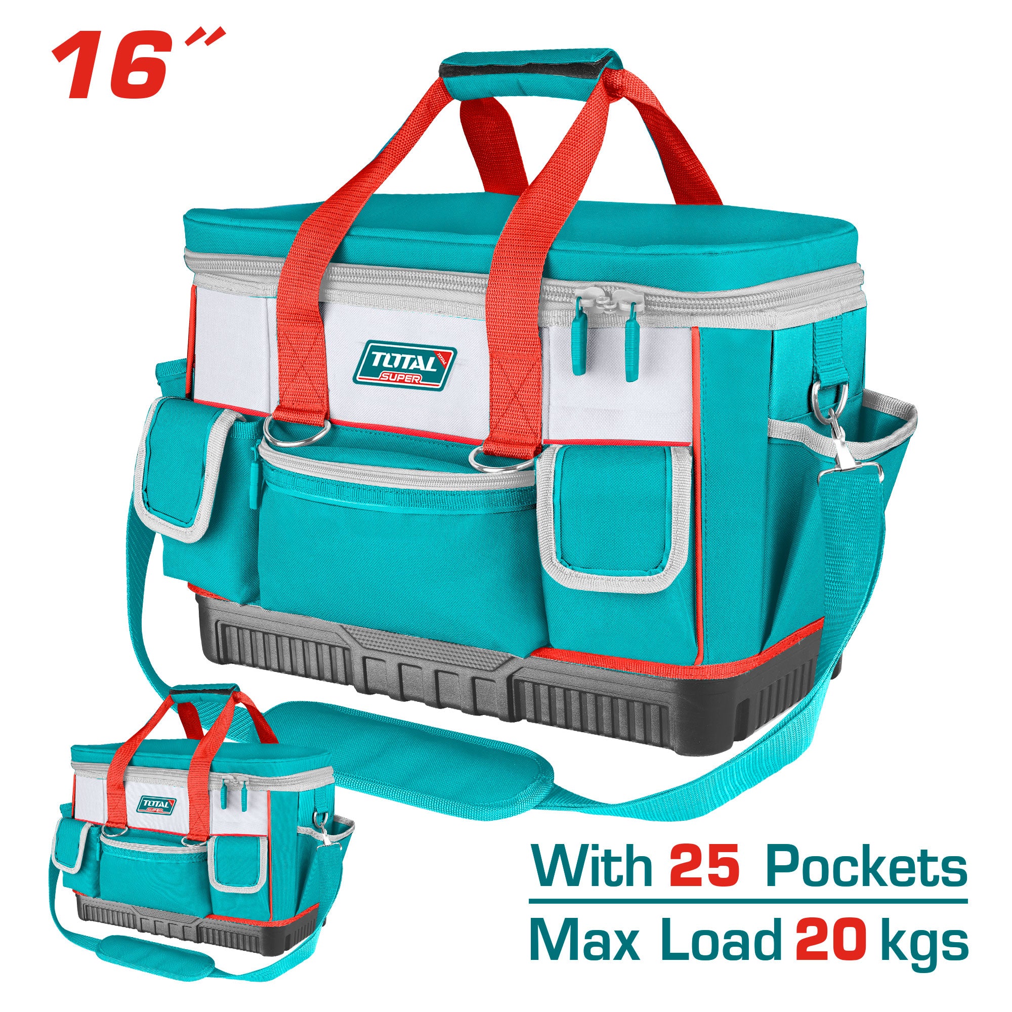 Torba za orodje 16 ” / 20kg / 25P (THT561625) TOTAL