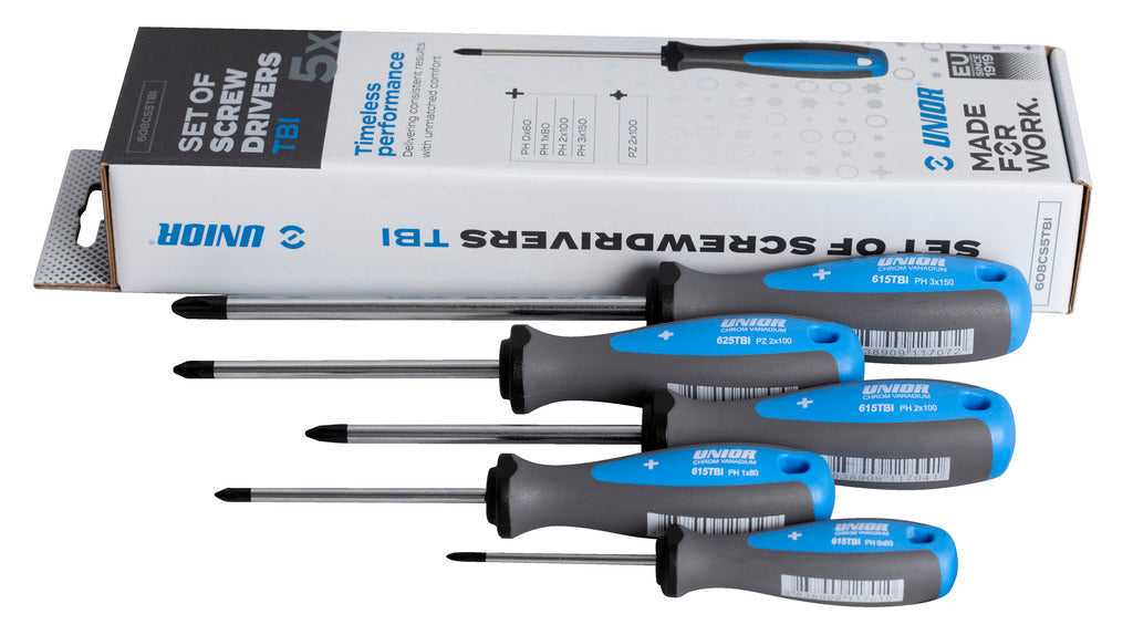 Unior izvijači križni TBI Art.608CS5TBI 4x PH/1x PZ (612326)