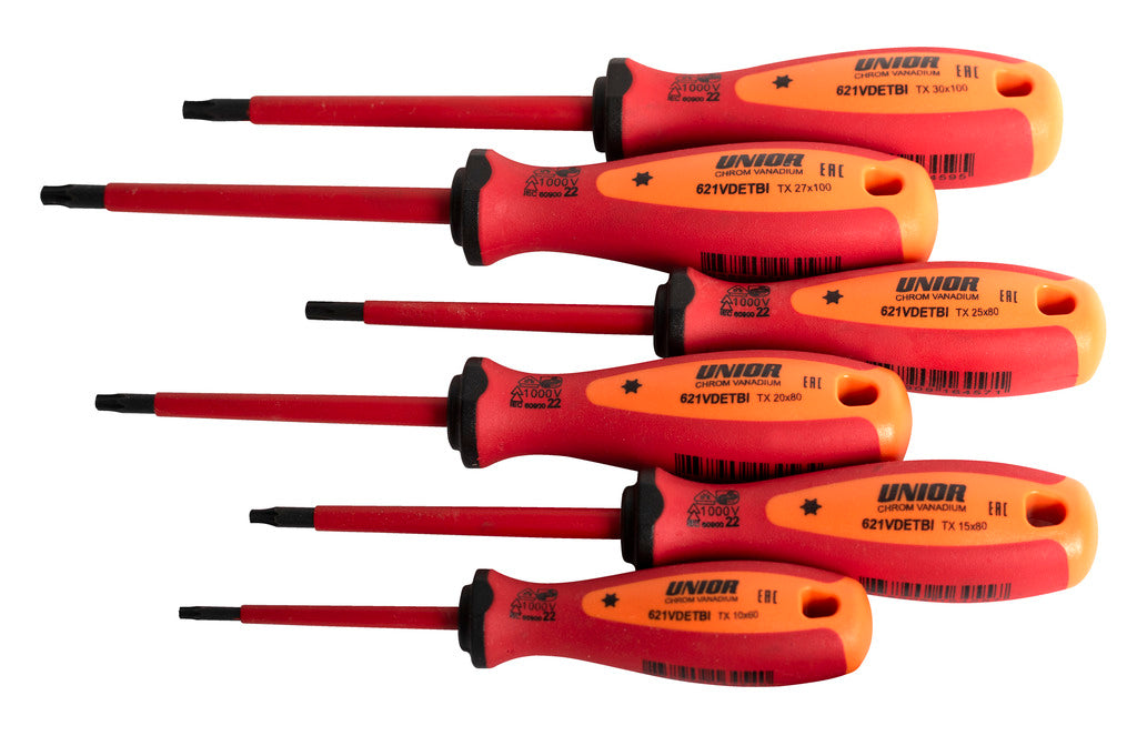 Unior izvijači TORX VDE TBI Art.621CS6VDETBI TX 10-TX 30 (617049)