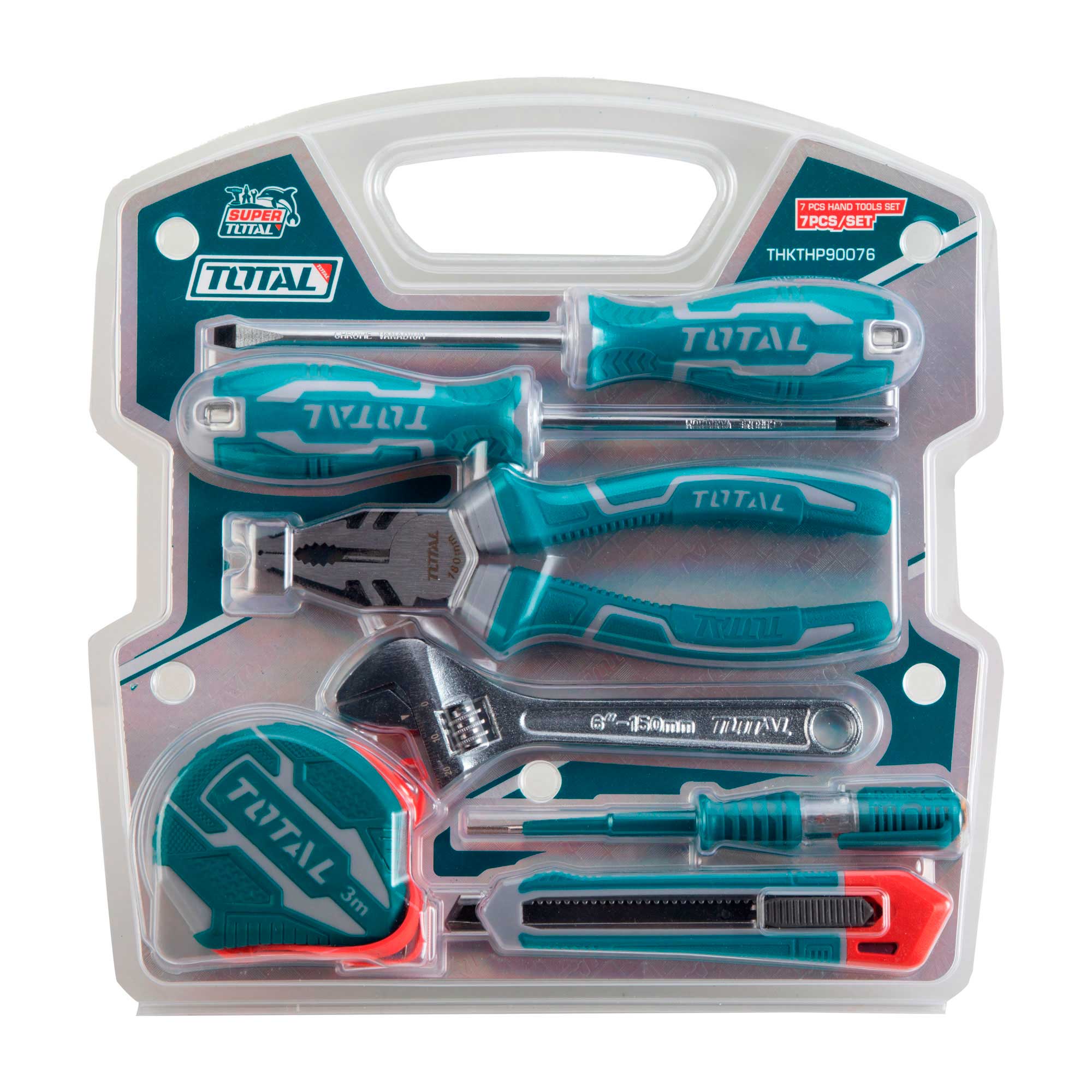 7-delni set ročnih orodij (THKTHP90076)