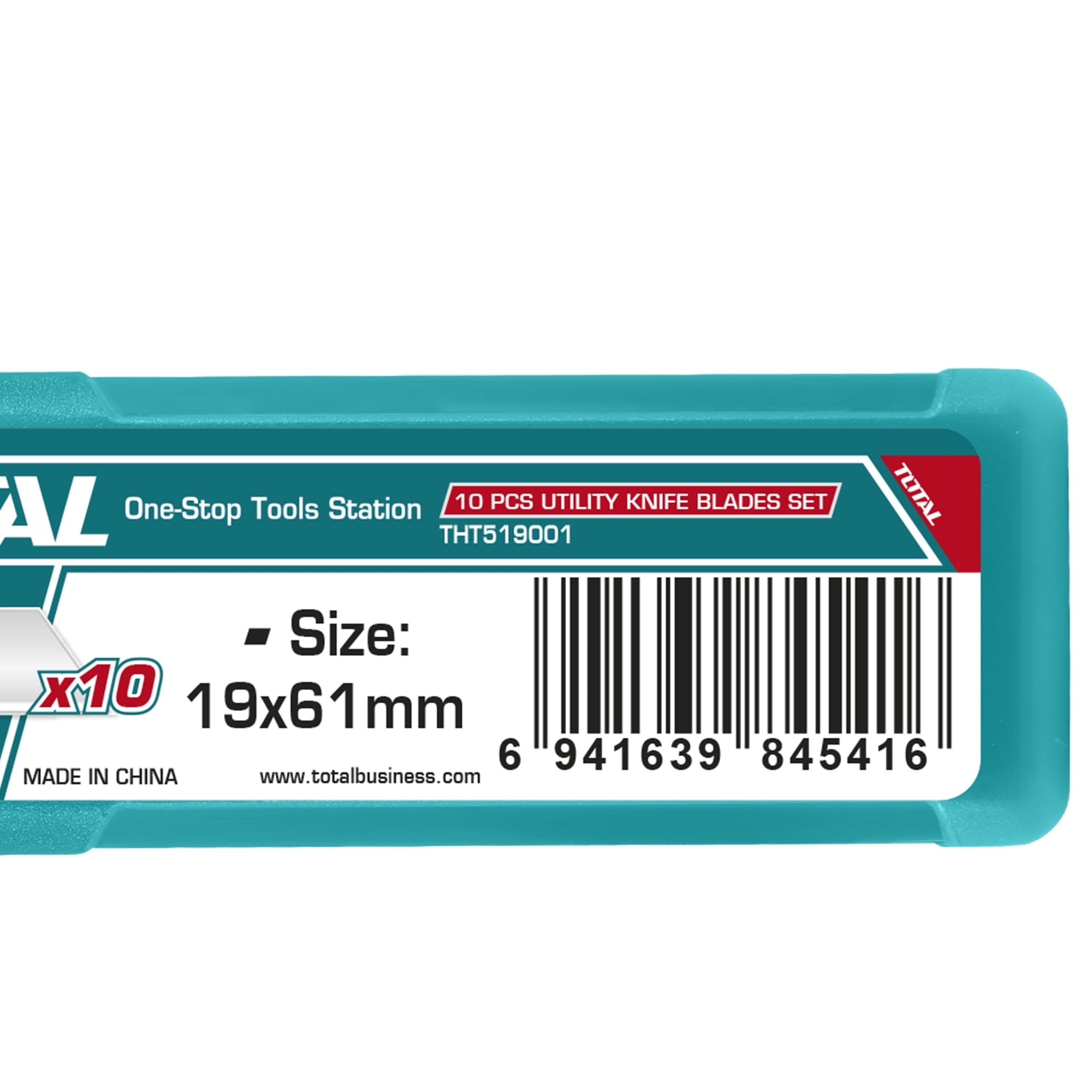 10-delni komplet rezil za nože 61×19 (THT519001)