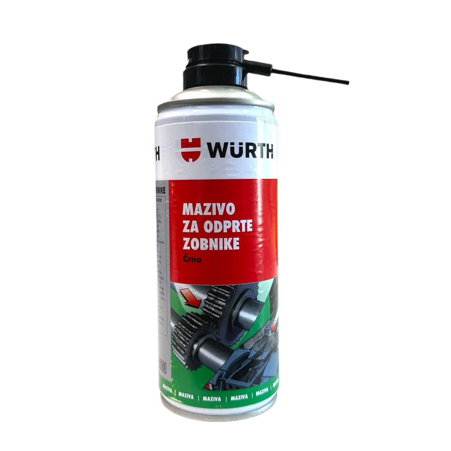 Mazivo za odprte zobnike črno Würth