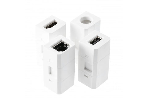 Vgradna vtičnica GTV CHARGER PLUS  AE-BPW1SACP Bela