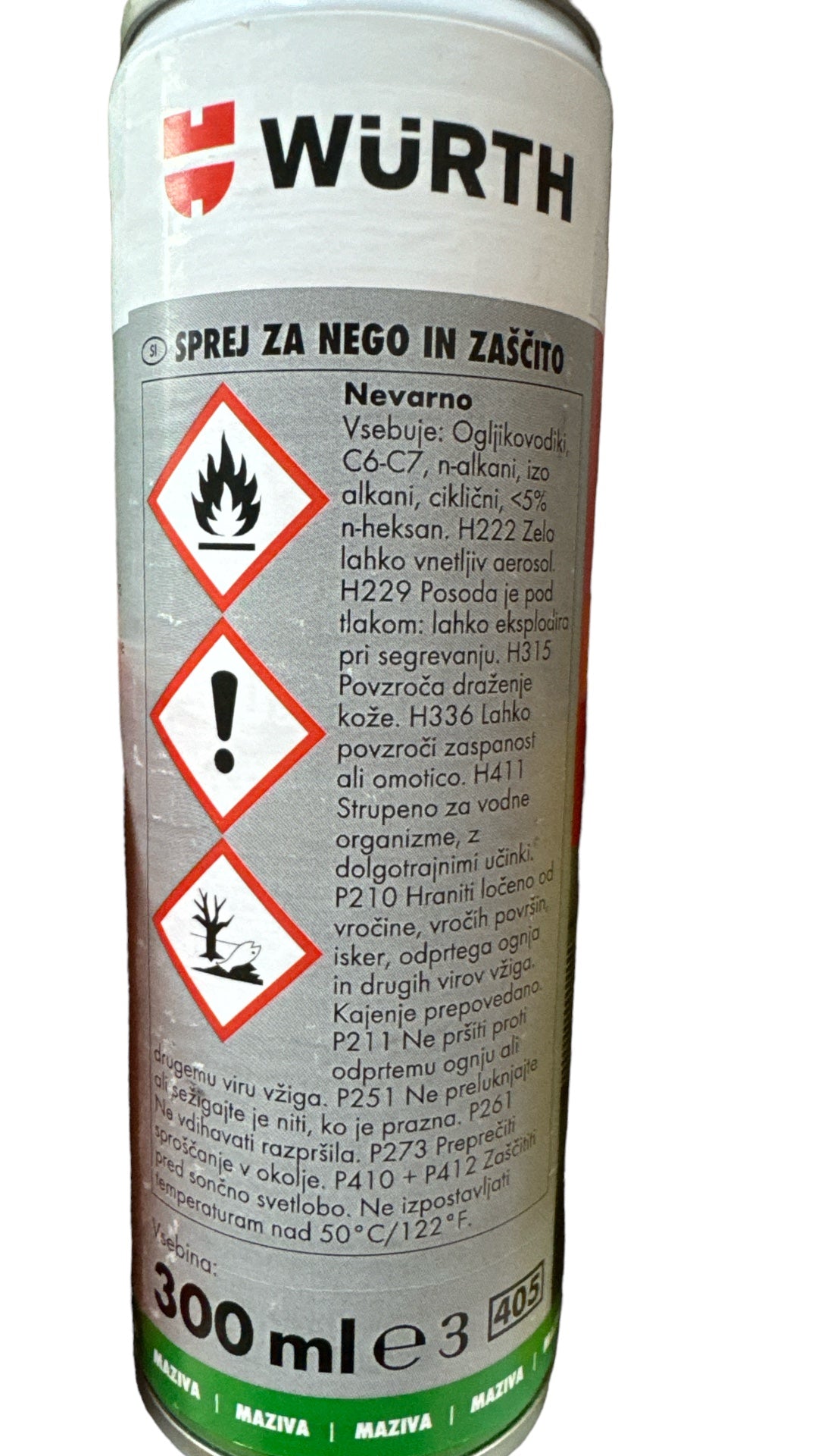 Sprej za nego in zaščito Würth