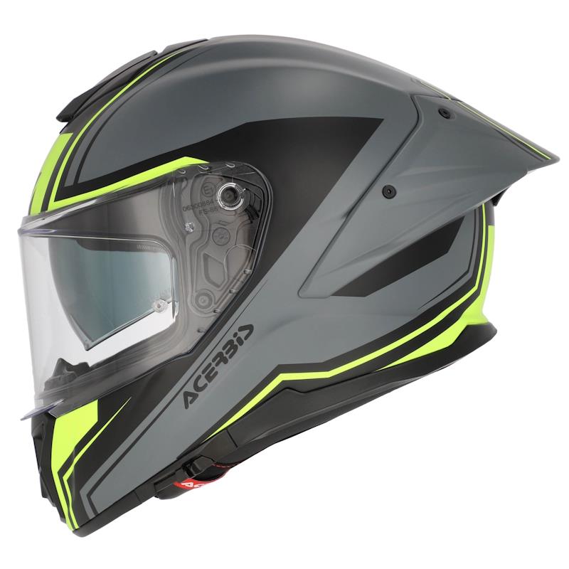 ČELADA ACERBIS TARMAK-X - SIVA / RUMENA
