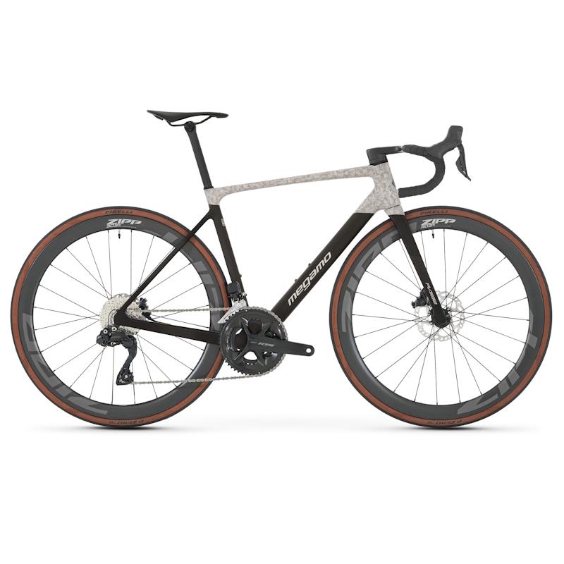 CESTNO KOLO MEGAMO RAISE 15 105 DI2 CW ZIPP - ČRNO