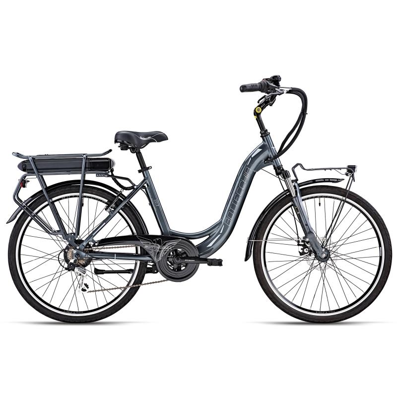 ŽENSKO ELEKTRIČNO MESTNO KOLO BOTTECCHIA BE 11 26 SIVO (brez baterije)