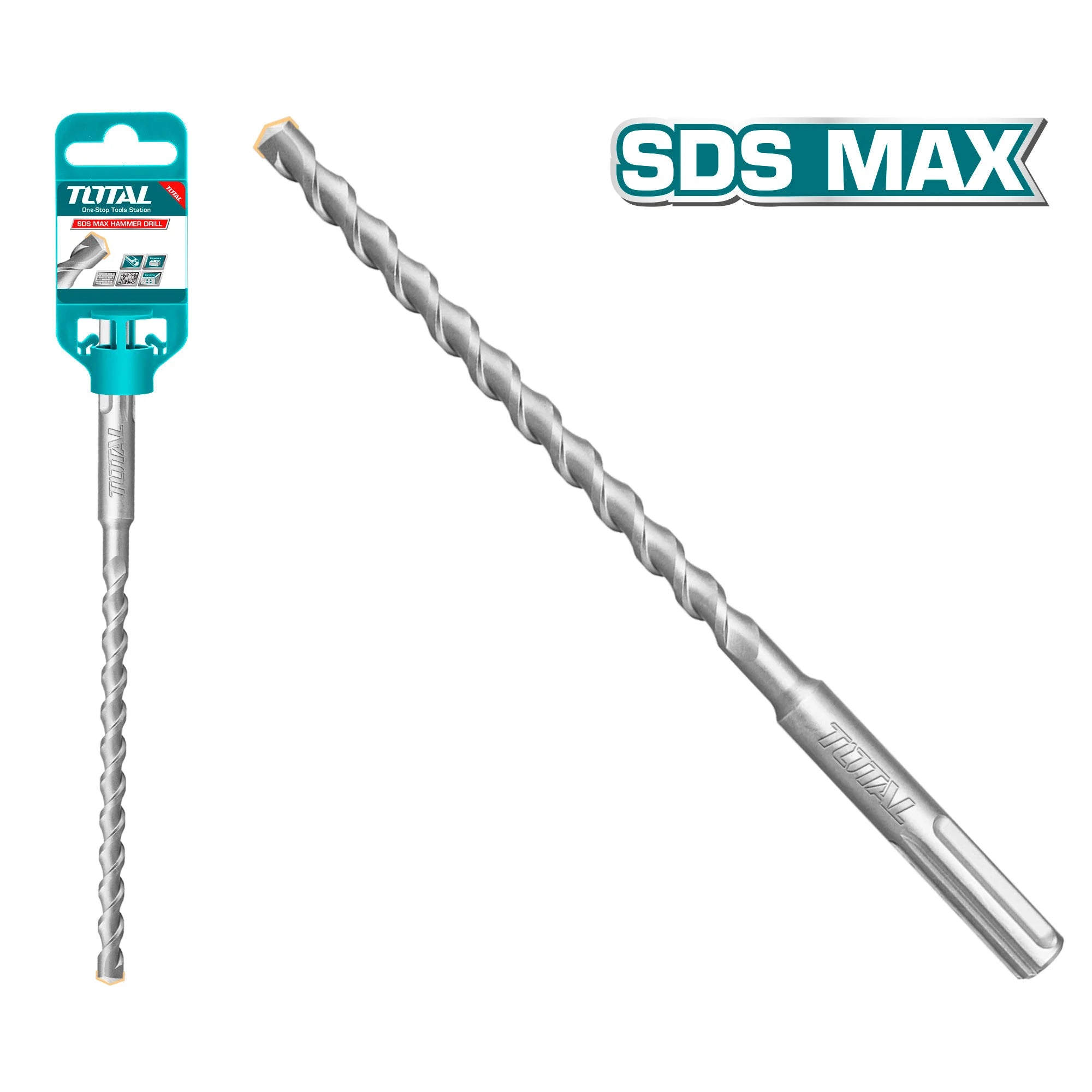 SDS Max vrtalno kladivo 20×340 mm (TAC322000) TOTAL