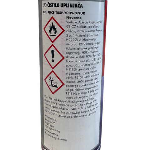 Čistilo uplinjača Würth 500ml