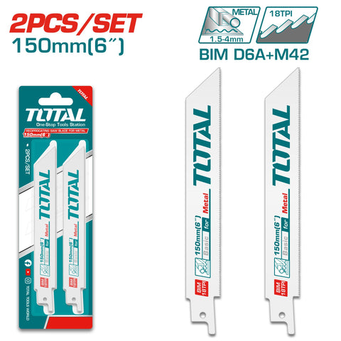 Rezilo za sabljasto žago za kovino 150mm / 2pcs (TAC52922EF) TOTAL