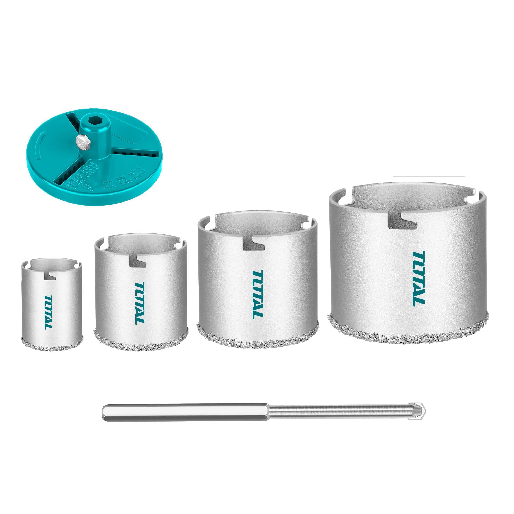 6-delni set karbidnih kronskih žag 33/53/73/83mm (TAC44061) TOTAL