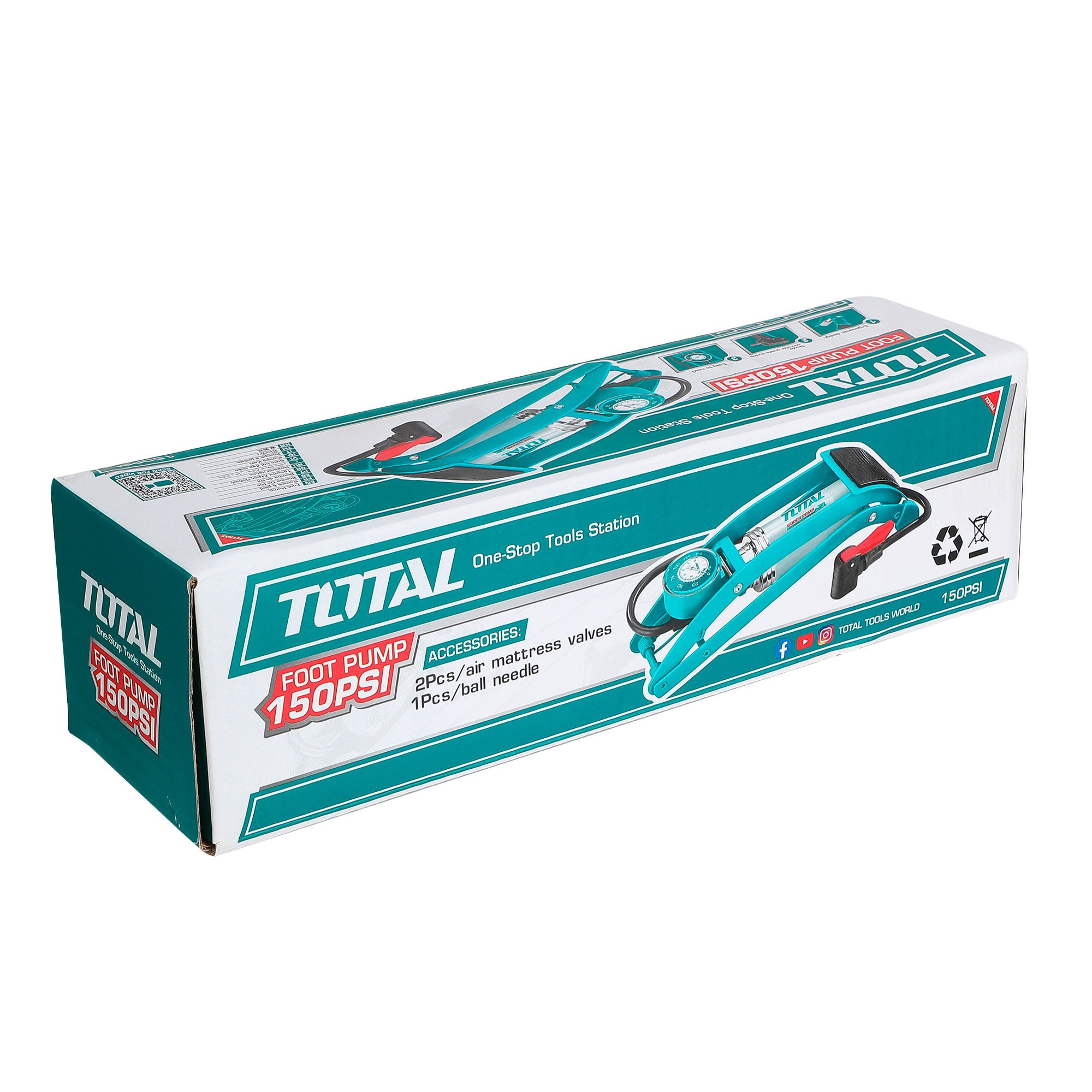 Nožna tlačilka 150psi/55x120mm (TMPP5511) TOTAL
