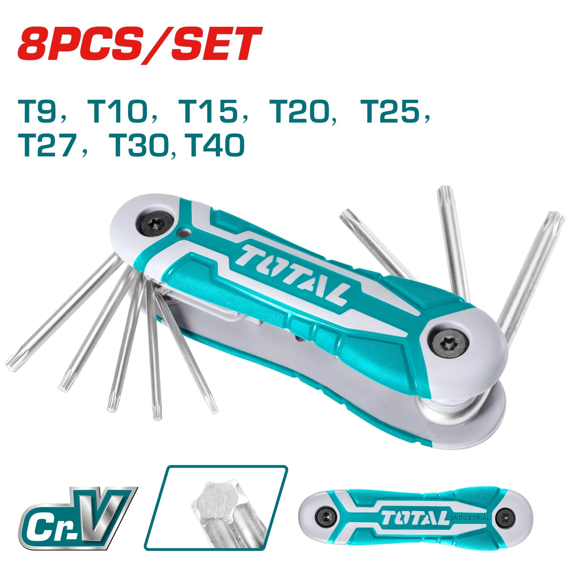 8-delni set TORX ključev (THT1061846) TOTAL