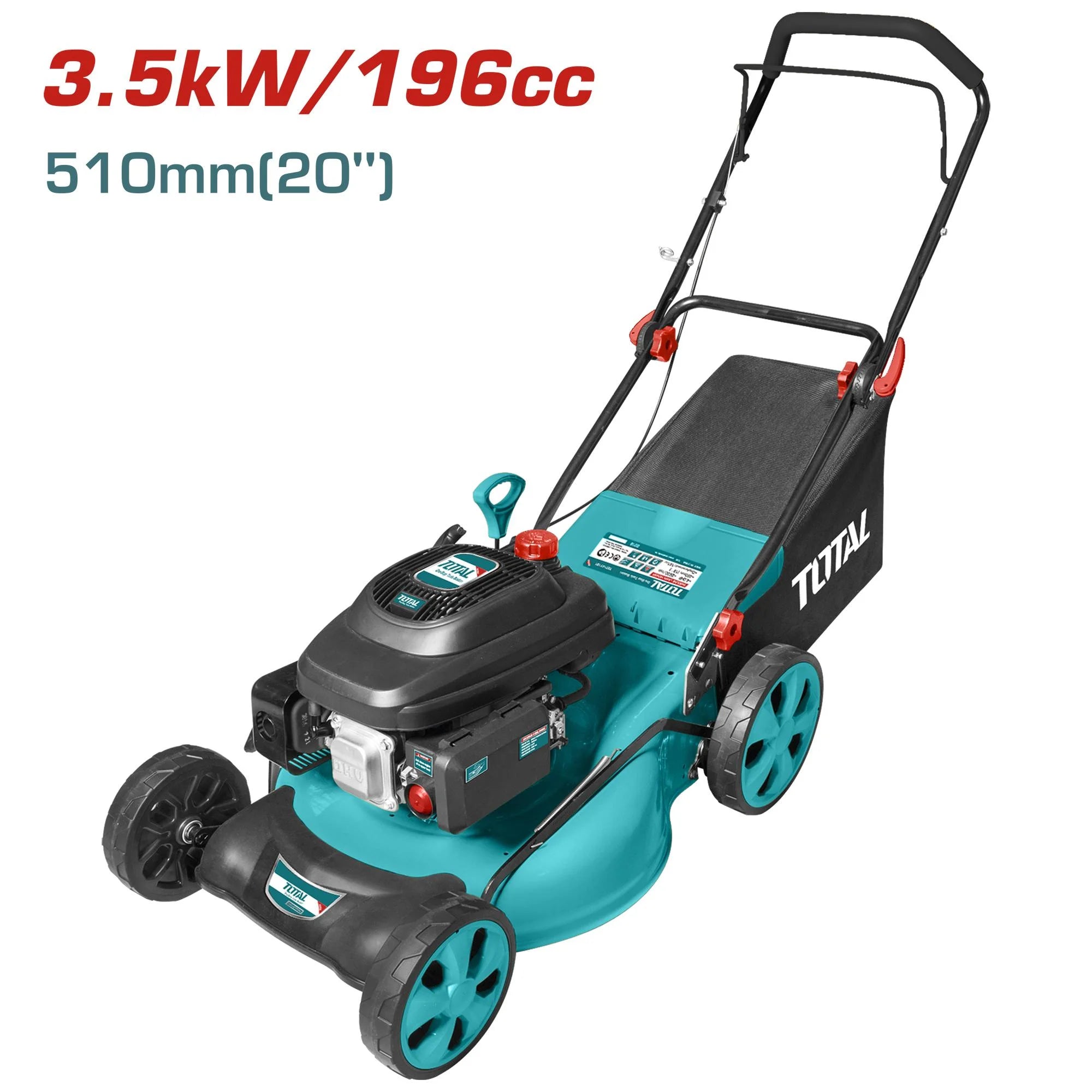 Bencinska kosilnica 3.5kW, 196cc / 2800rpm / INDUSTRIAL (TGT196201) TOTAL