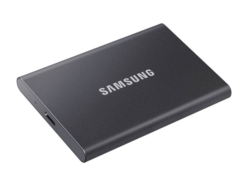 Zunanji SSD 2TB Type-C USB 3.2 Gen2 V-NAND UASP, Samsung T7, siv (MU-PC2T0T/WW)