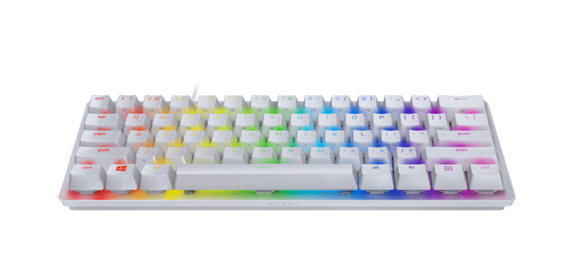 Tipkovnica Razer Huntsman Mini Mercury, Clicky Optical Switch, US SLO g.