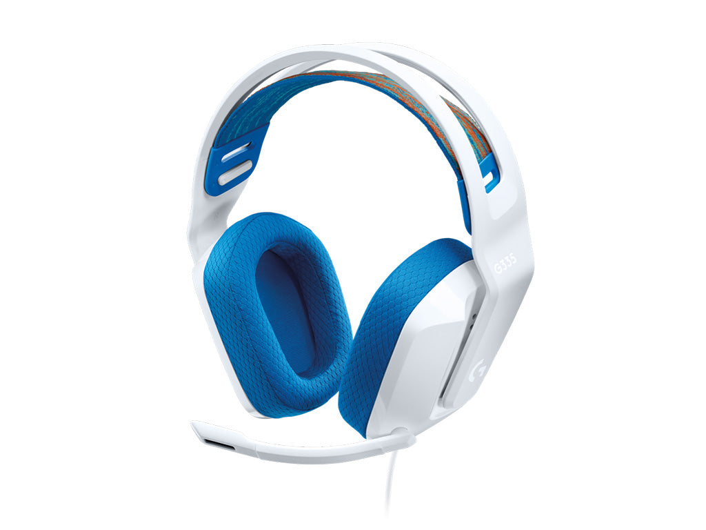 Slušalke Logitech G335 Gaming Wired, bele