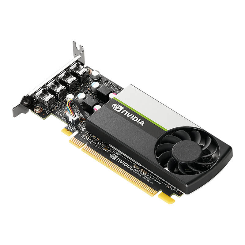 Grafična kartica NVIDIA T1000, 8GB GDDR6, PCIe 3.0 x16, 4x mDP-DP, Low Profile, PNY