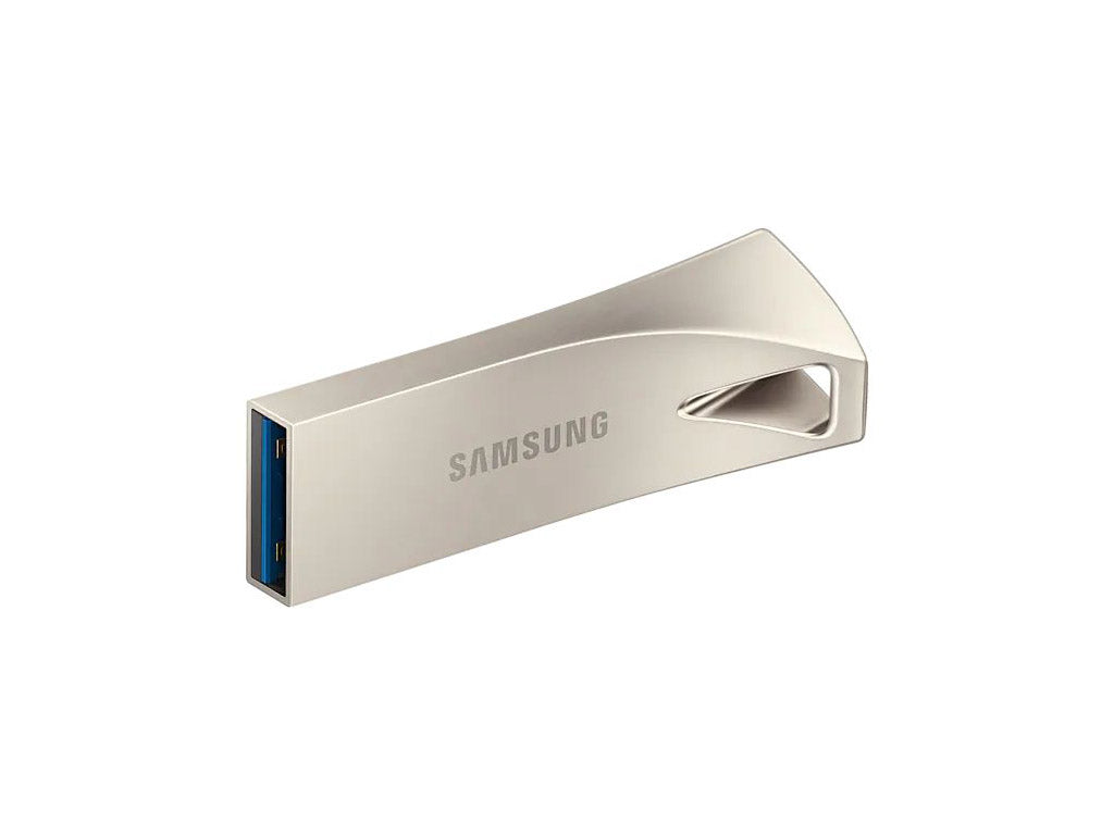 USB ključek Samsung BAR Plus, 128GB, USB 3.1 400 MB/s, srebrn