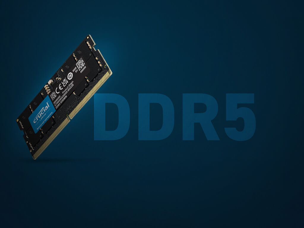 RAM SODIMM DDR5 16GB PC5-38400 4800MT/s CL40 1.1V Crucial