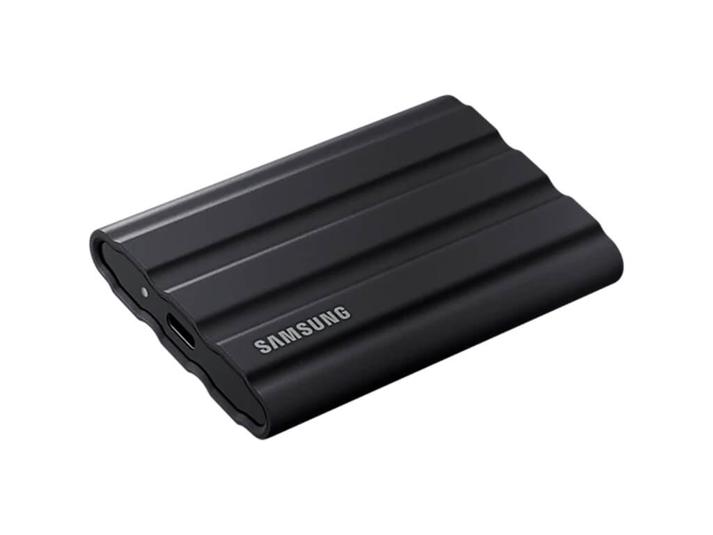 Zunanji SSD 2TB Type-C USB 3.2 Gen2 NVMe, IP65, Samsung T7 Shield, črn, MU-PE2T0S
