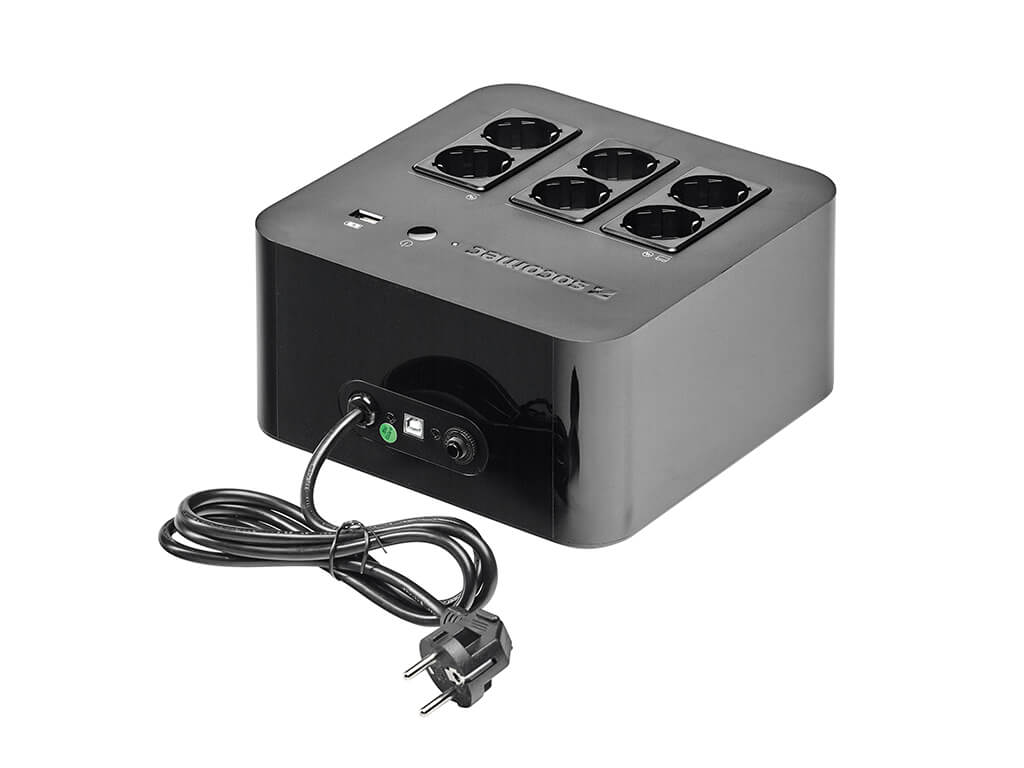 UPS SOCOMEC NeTYS PL 600VA, 360W, Off-line, USB, schuko, black